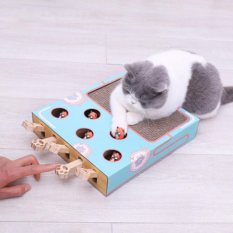 Interactive Cat Playing Hamster Toy